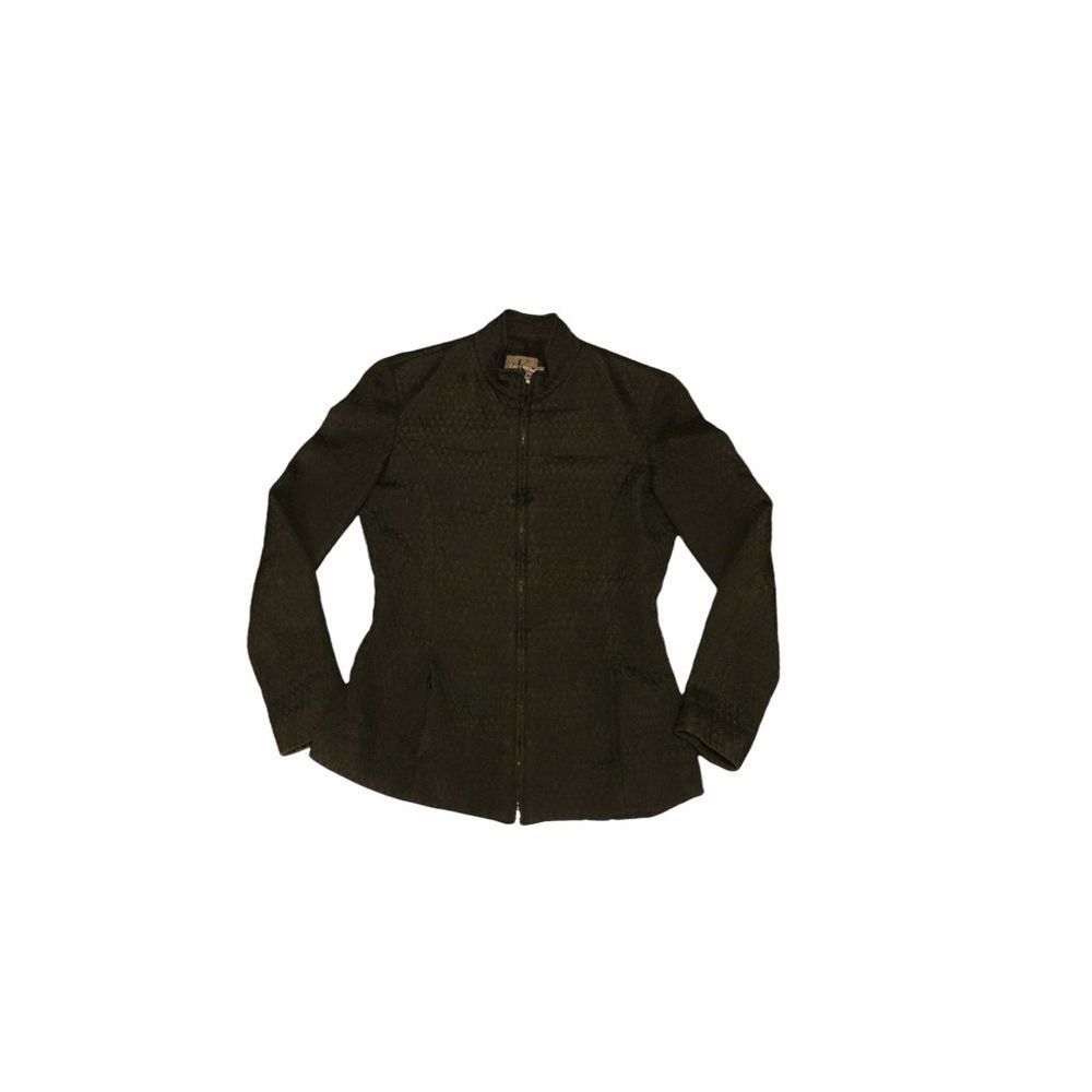 Calvin Klein Women's Full Zip Quilted Jacket Black Size Small